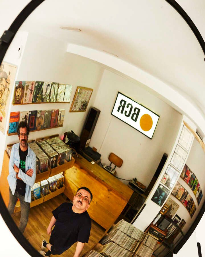 Tienda de discos de vinilo